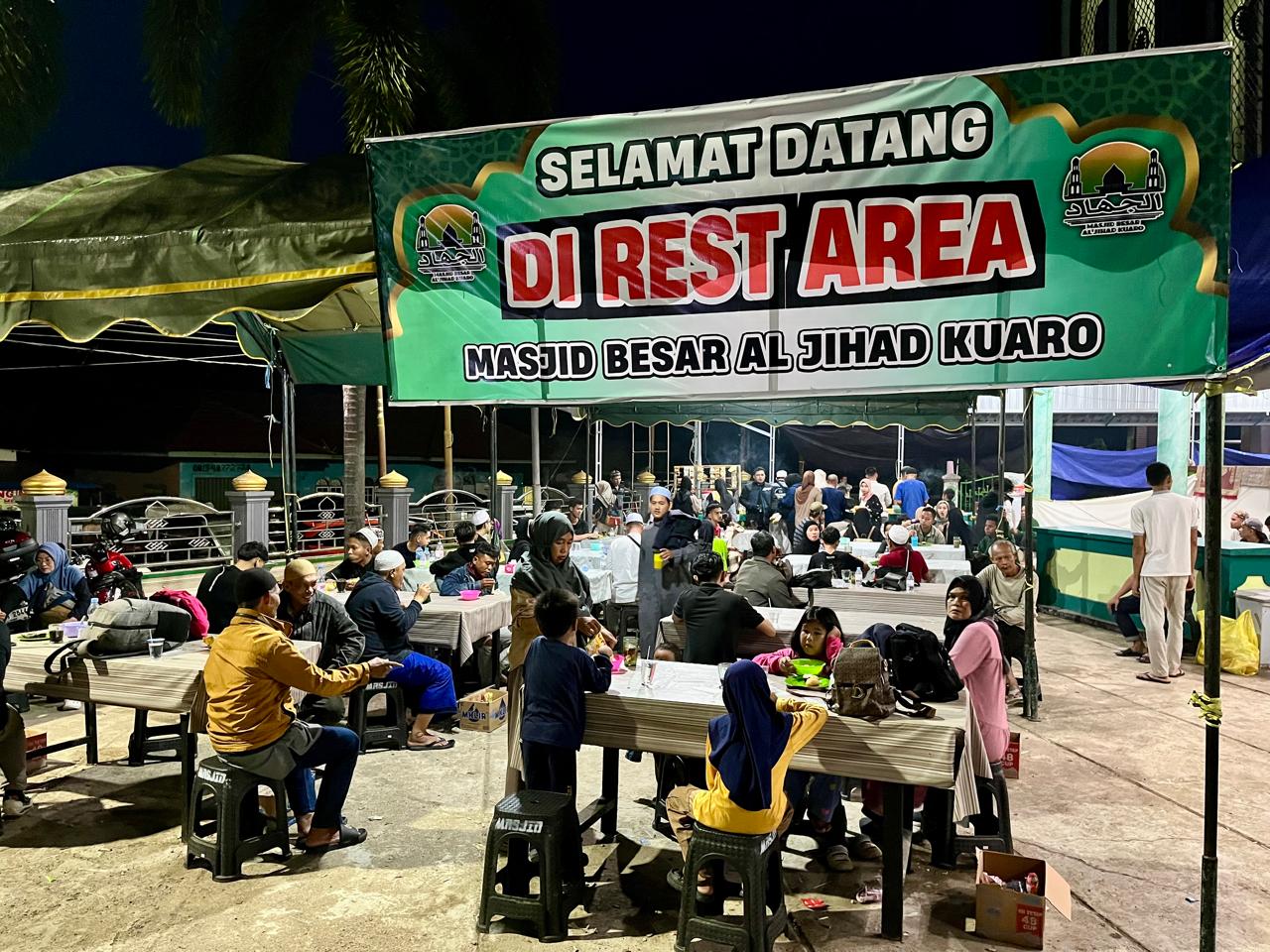 Masjid Al Jihad Kuaro Jadi Rest Area Favorit Jamaah Haul Guru Sekumpul