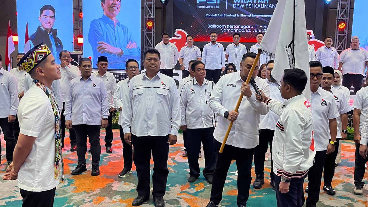 Kaesang Dorong PSI Kaltim Perkuat Basis Politik, Tekankan Target Kursi DPRD 2029