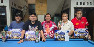 Wartawan Adu Strategi di Turnamen Domino PWI Kaltim