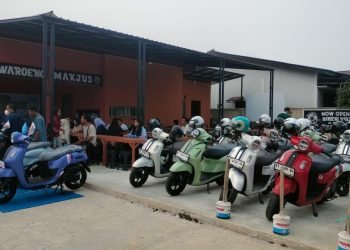 Classy Yamaha Mengaspal Bareng, Puluhan Konsumen Keliling Kota Bontang