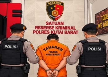 Mantan Kepala Kampung Sangsang Ditahan Polisi